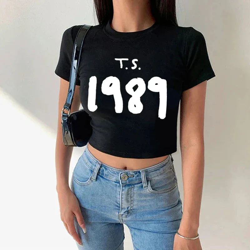 1989 Y2k Crop Top Music Fans Fairy Grunge Crop Top