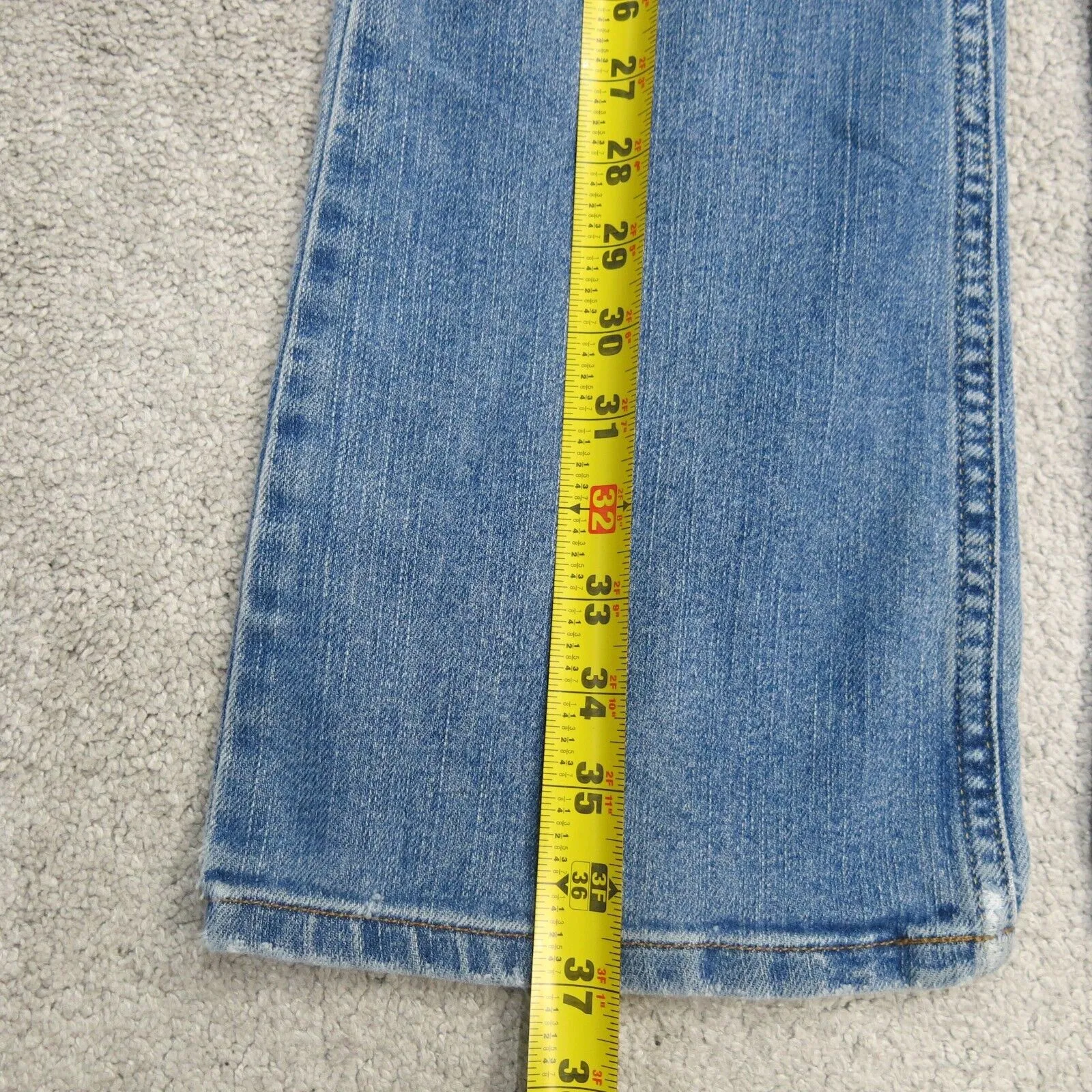 American Eagle Jeans Womens W30 Blue Straight Denim Stretch Low Rise Pockets