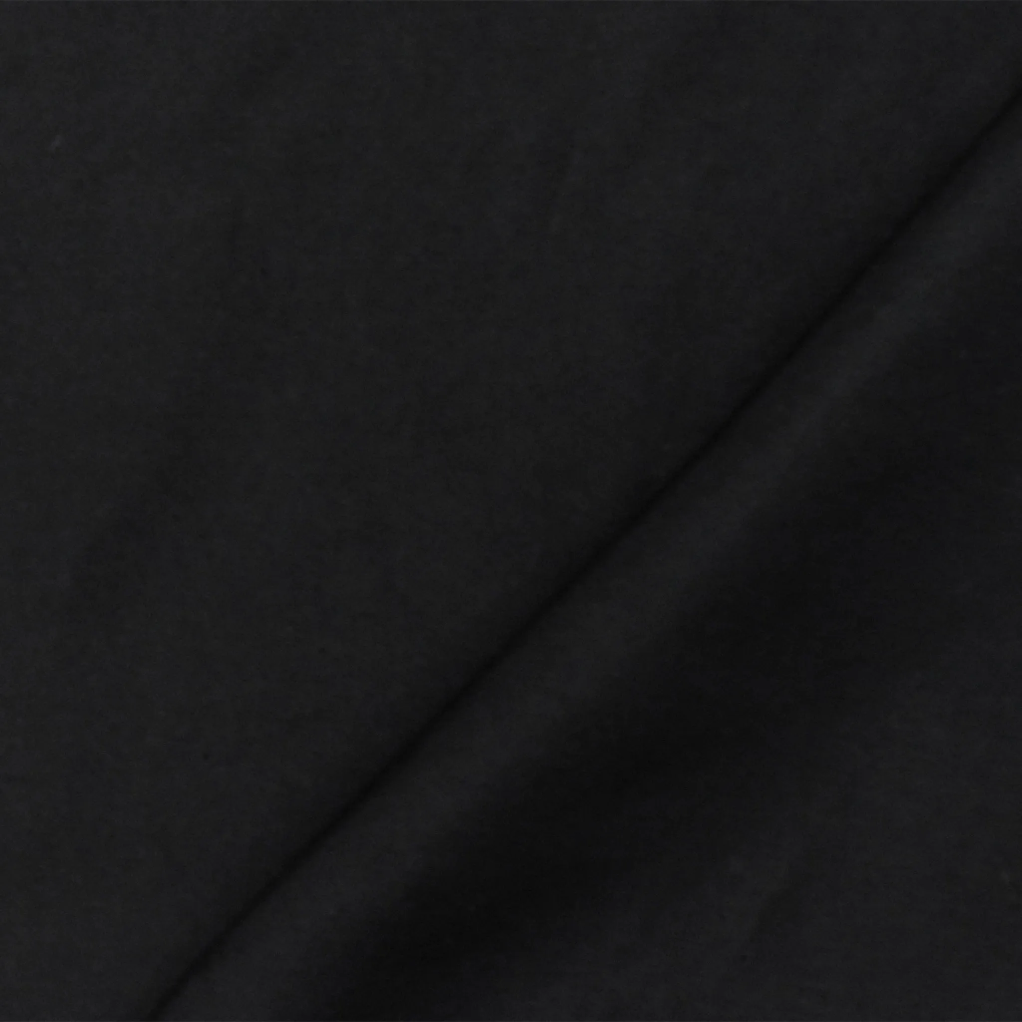 Black Famous Designer Silk Habotai Woven Fabric