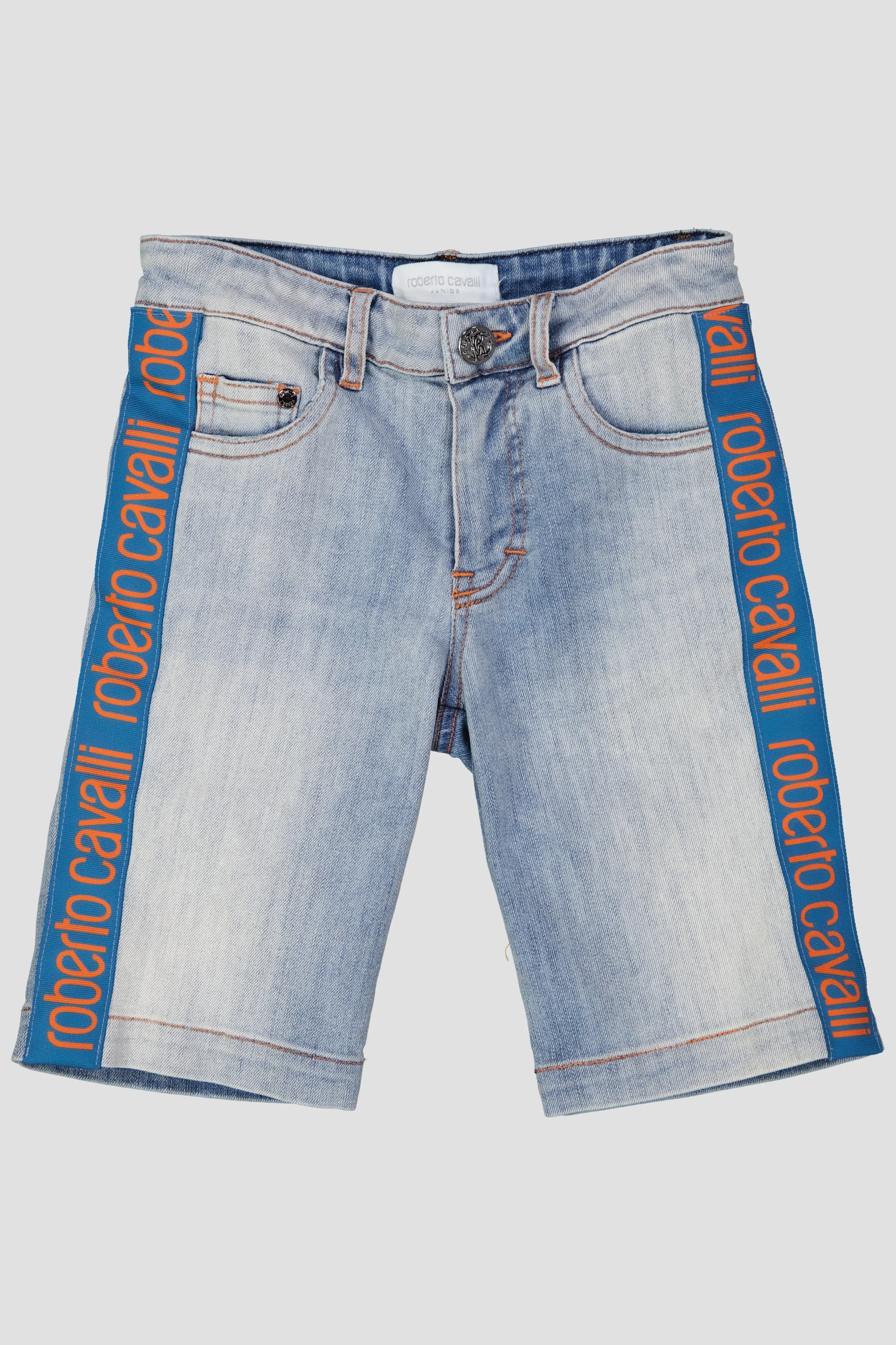 Boys Roberto Cavalli Denim Shorts