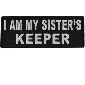 Daniel Smart I Am My Sister's Keeper Embroidered Patch, 4 x 1.5 inches