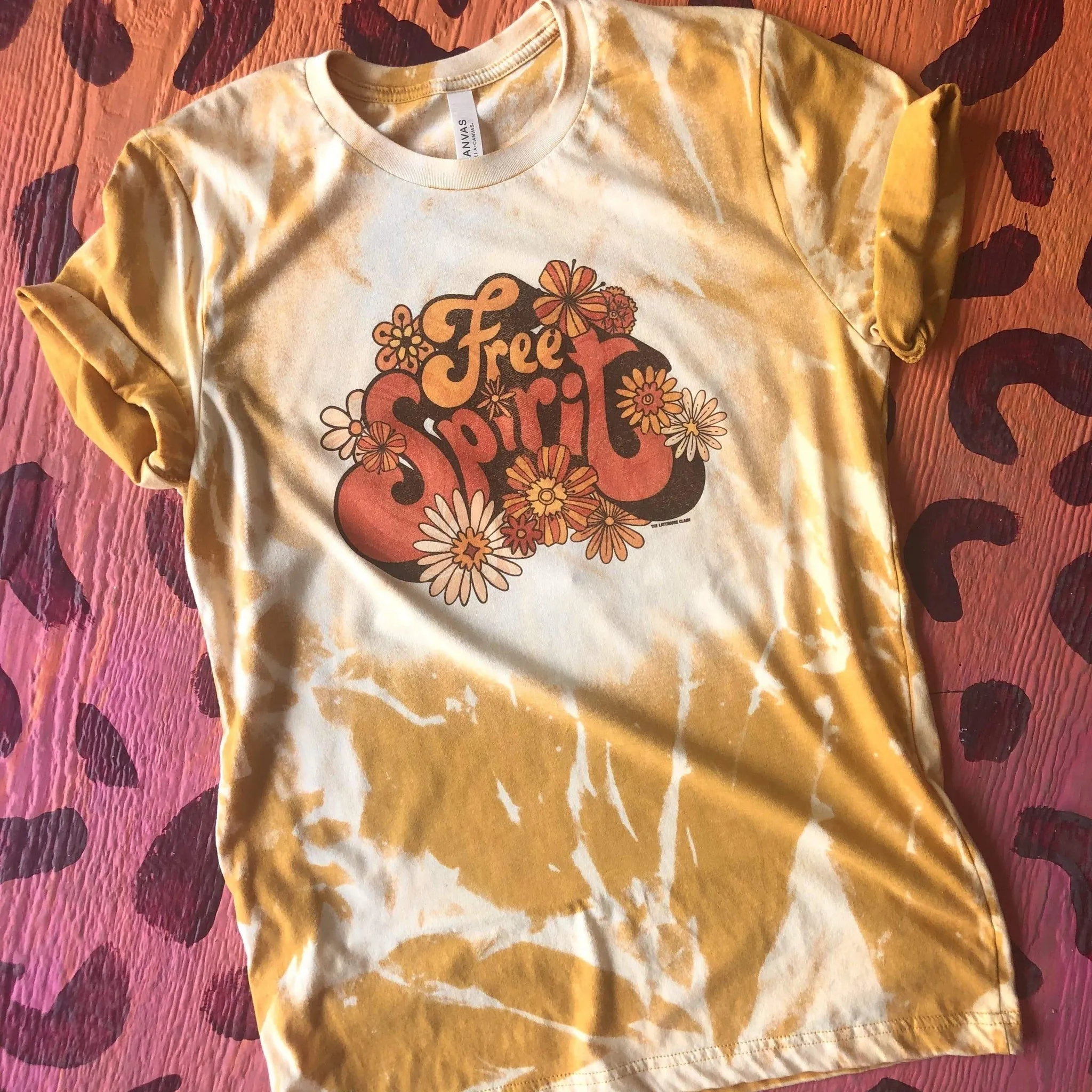 Free Spirit Retro Graphic Tee (made 2 order) LC