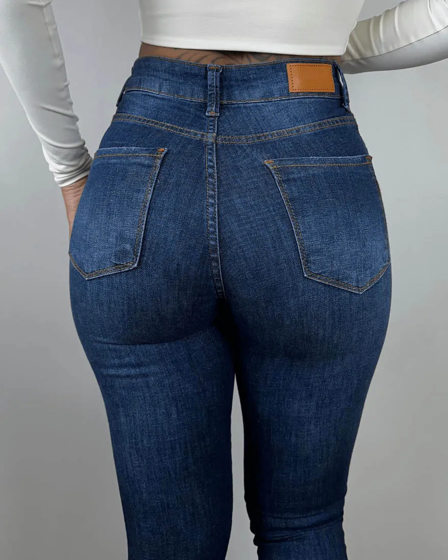 High-Rise Skinny-Jeans Milly