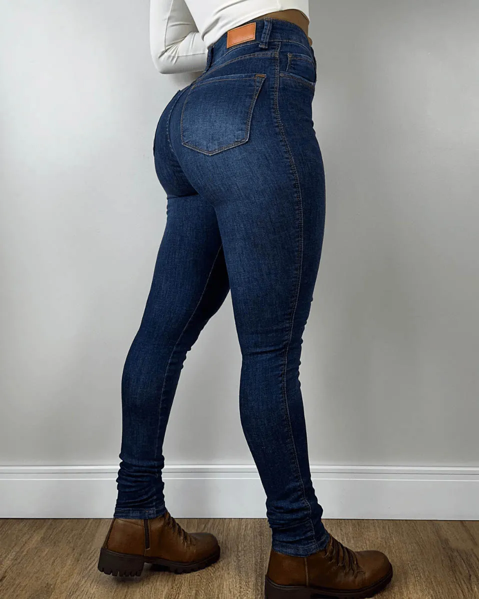 High-Rise Skinny-Jeans Milly