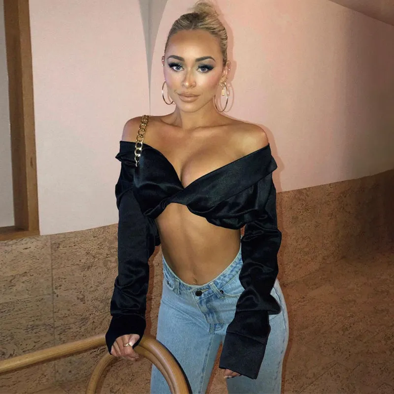 Joycie Off Shoulder Crop Top