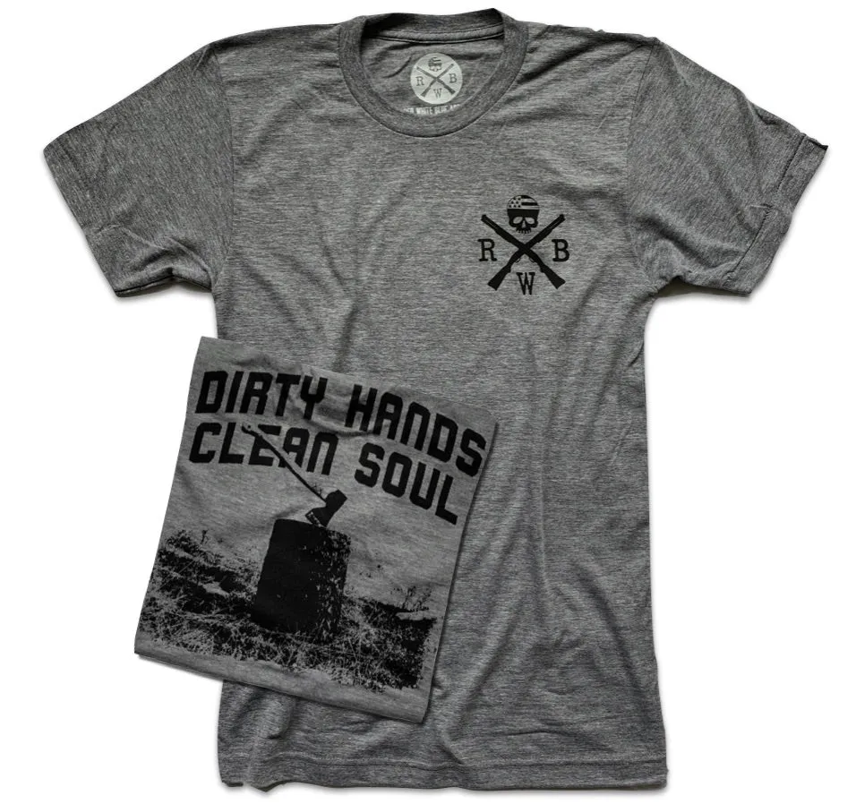 Men's Dirty Hands Clean Soul T Shirt (Heather Gray)