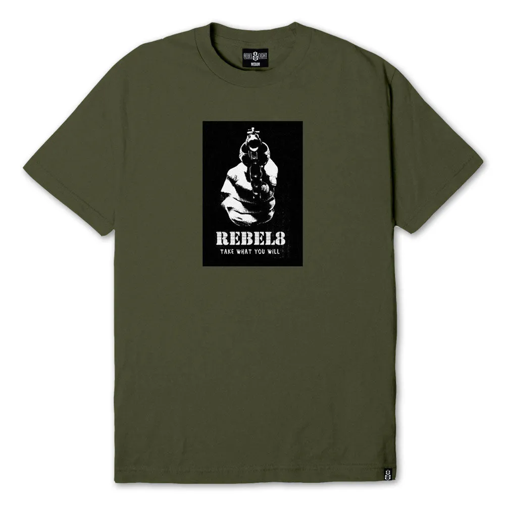 Rebel8 Larceny T-shirt Olive