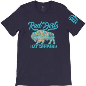 Red Dirt Hat Co Aztec Bison Tee