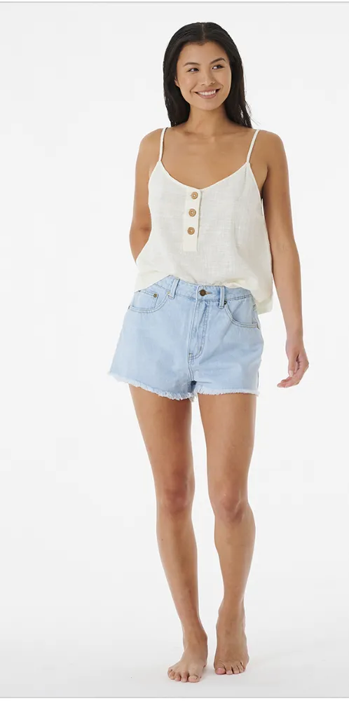 Ripcurl Amy High Waist Denim Short