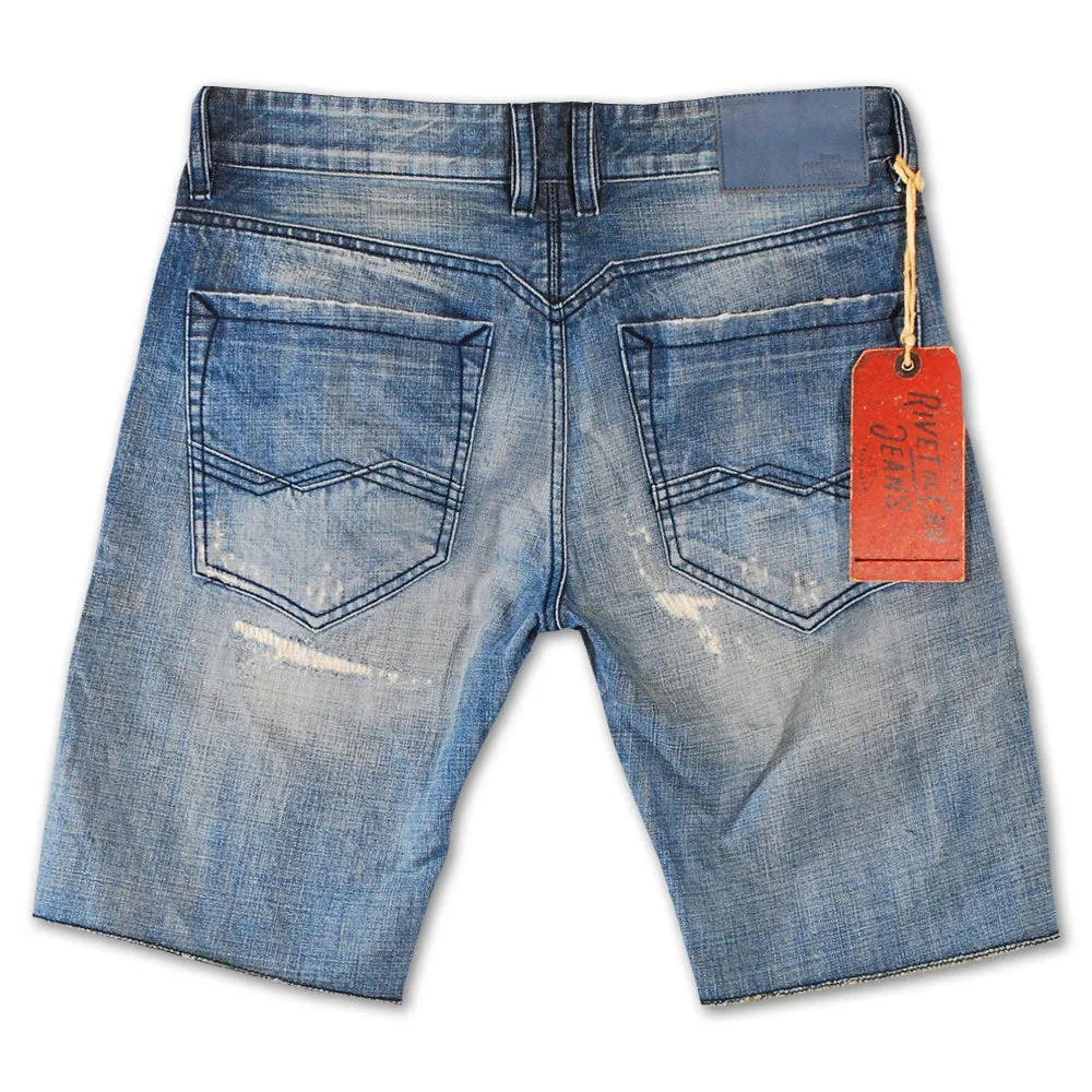 Rivet De Cru Polar Blue Denim Shorts