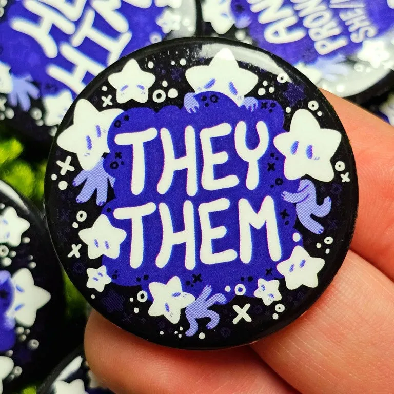 Star Baby Small Pronoun Buttons