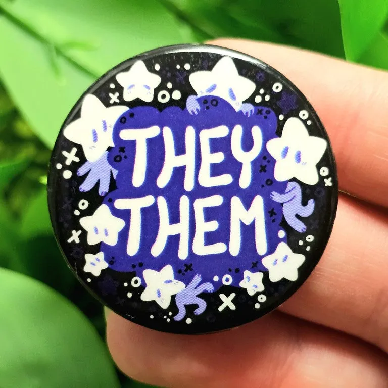 Star Baby Small Pronoun Buttons