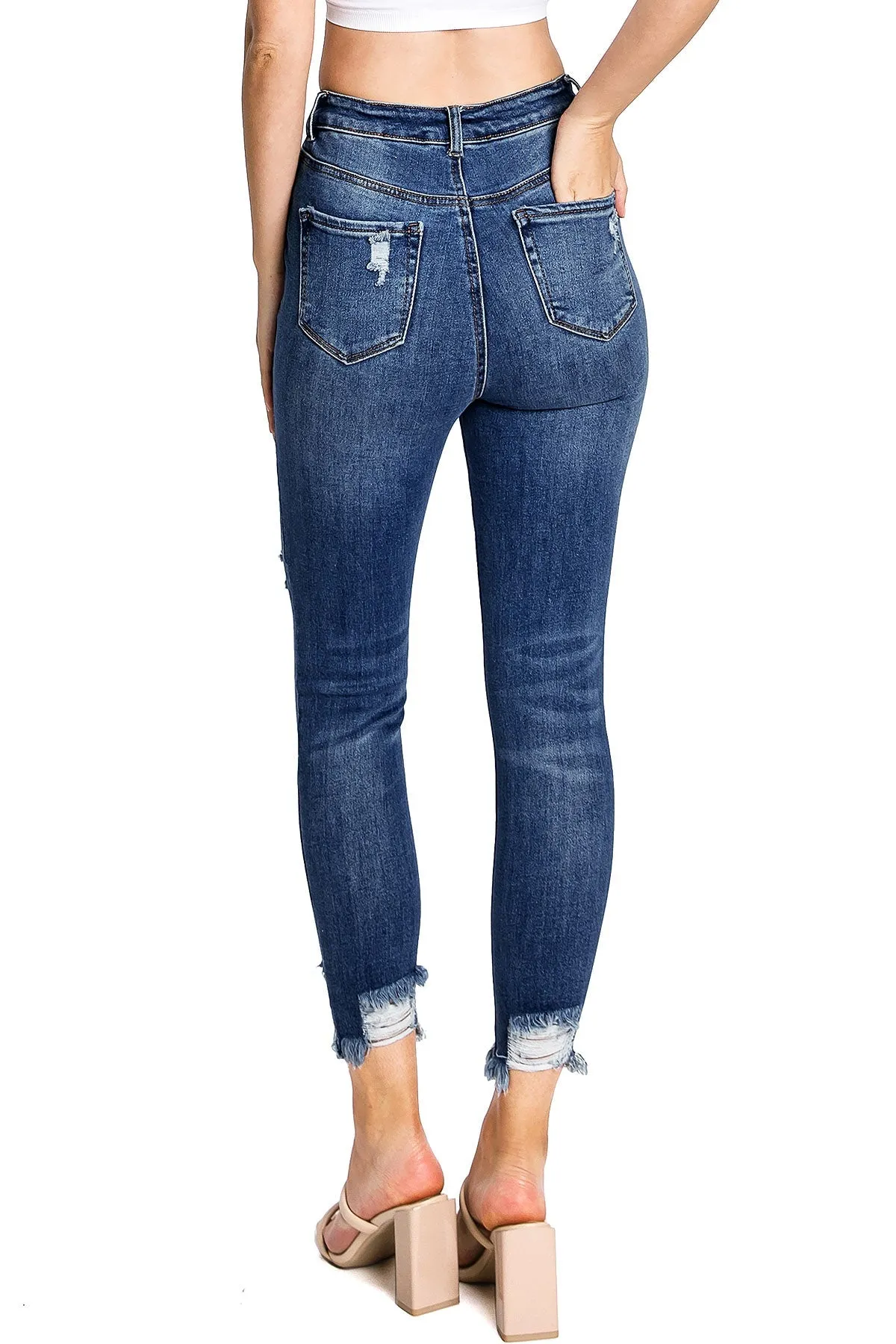 Wanted High Rise Skinny Jeans